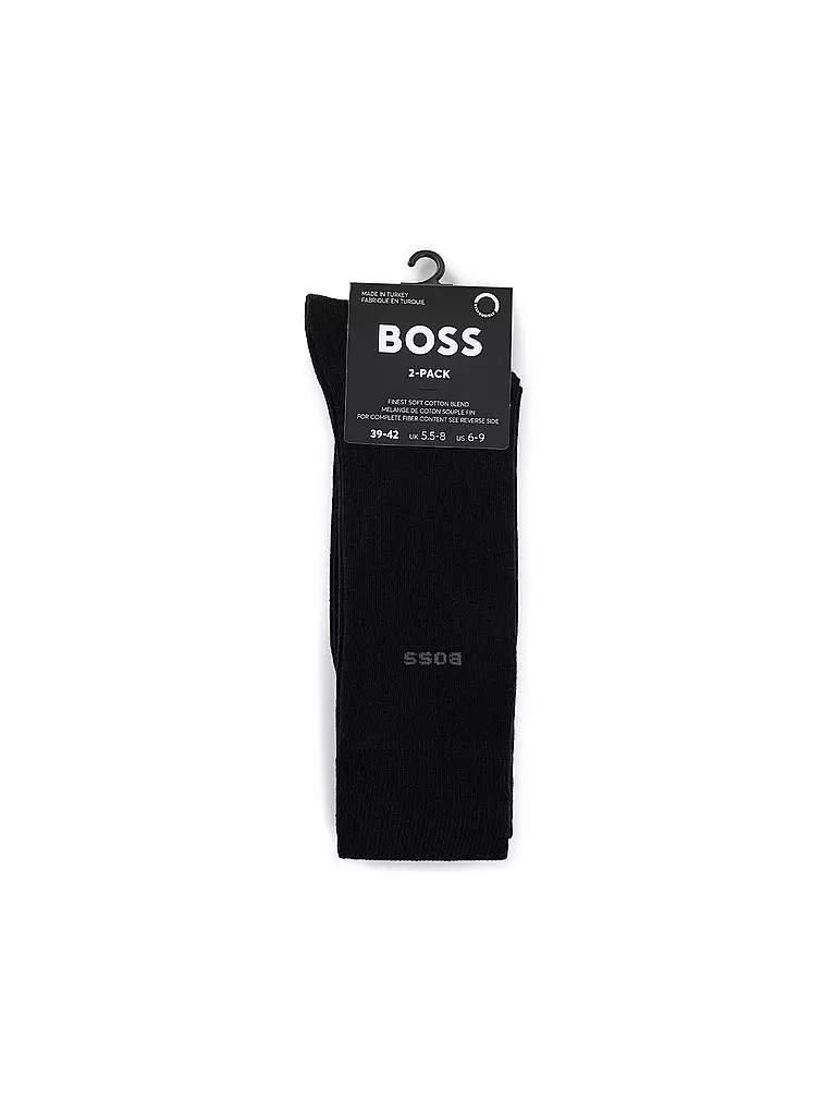 BOSS | Socken 2er Pkg. black | schwarz