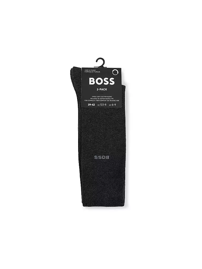 BOSS | Socken 2er Pkg. charcoal | grau