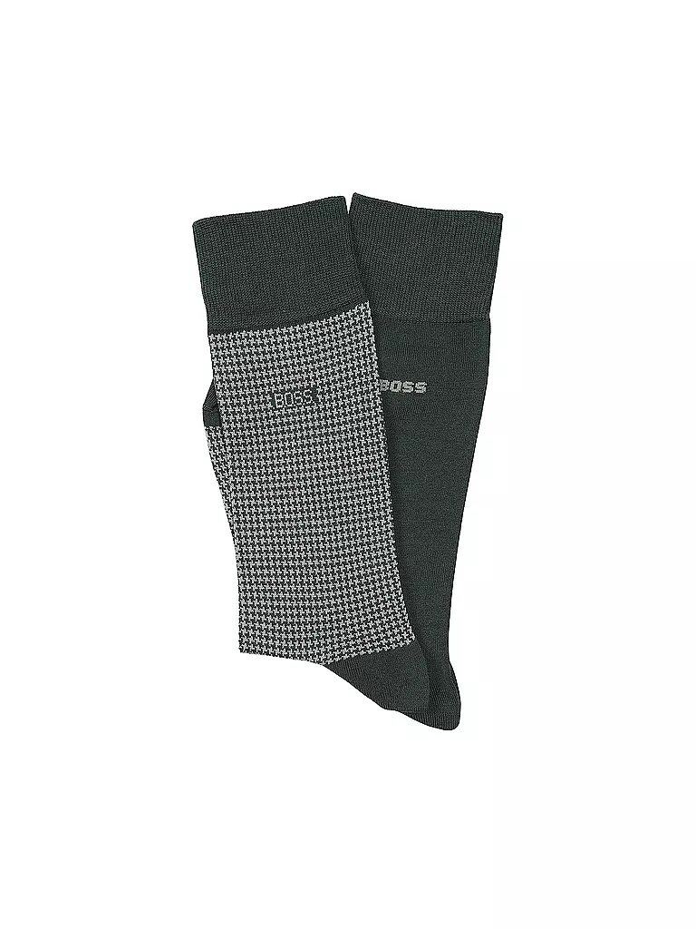 BOSS | Socken 2er Pkg. green | dunkelgrün