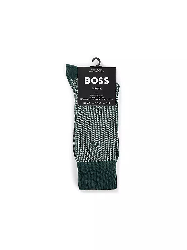 BOSS | Socken 2er Pkg. green | dunkelblau