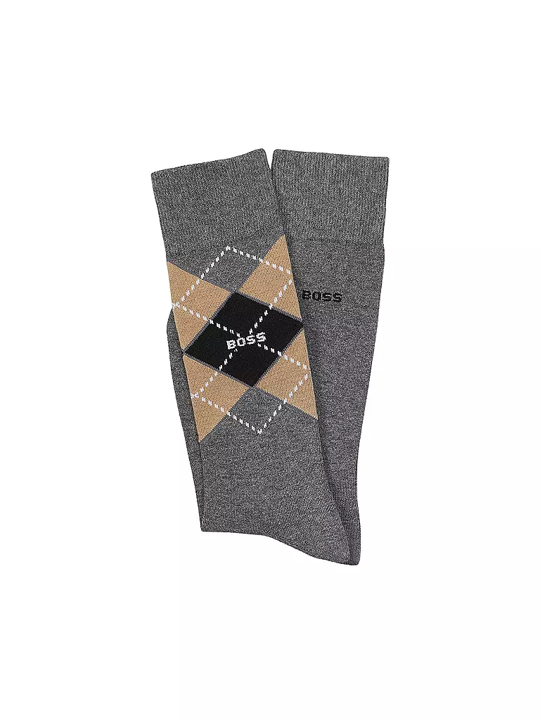 BOSS | Socken 2er Pkg. medium grey | grau