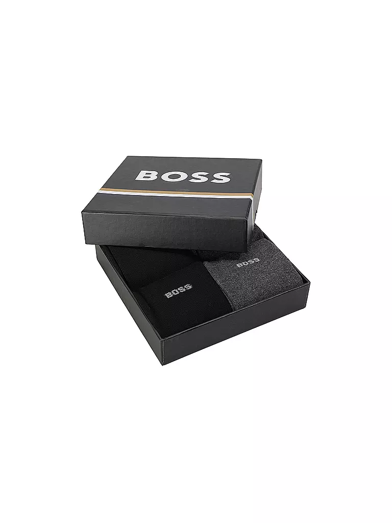 BOSS | Socken 4er Pkg. black  | schwarz