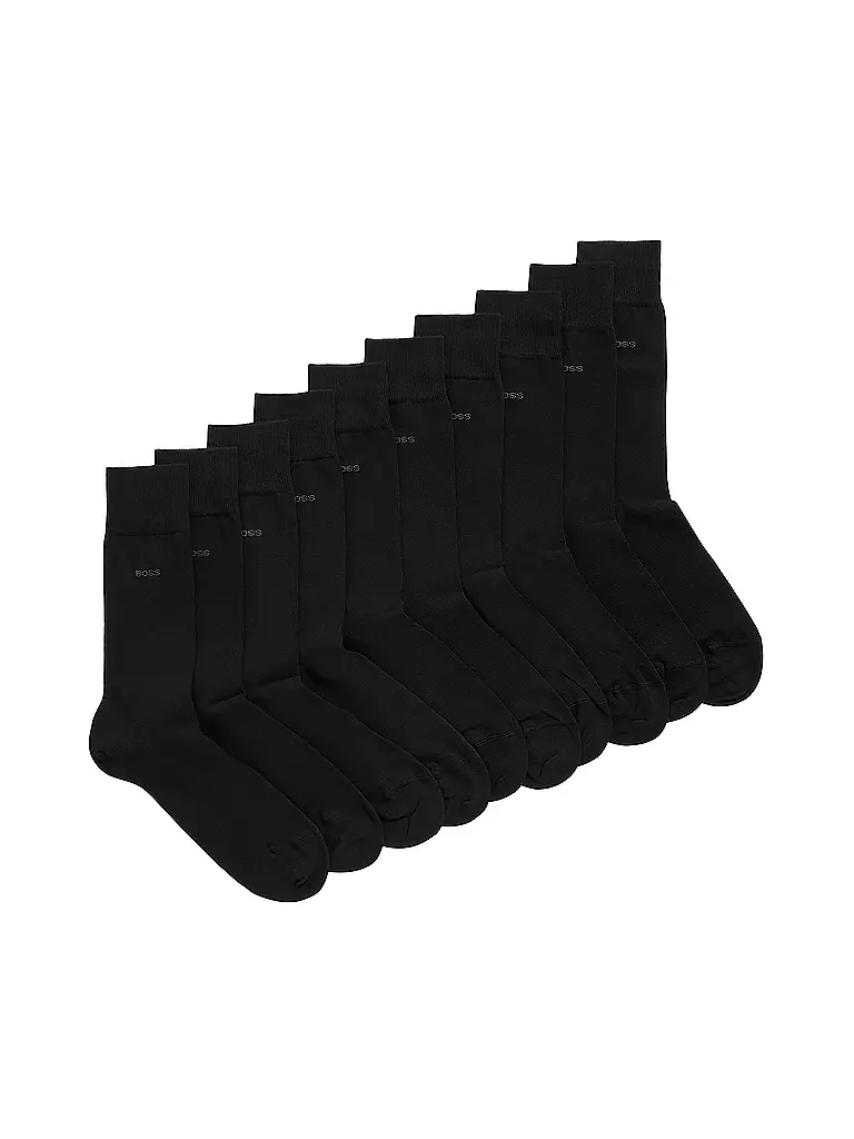 BOSS | Socken 5-Pkg black | schwarz