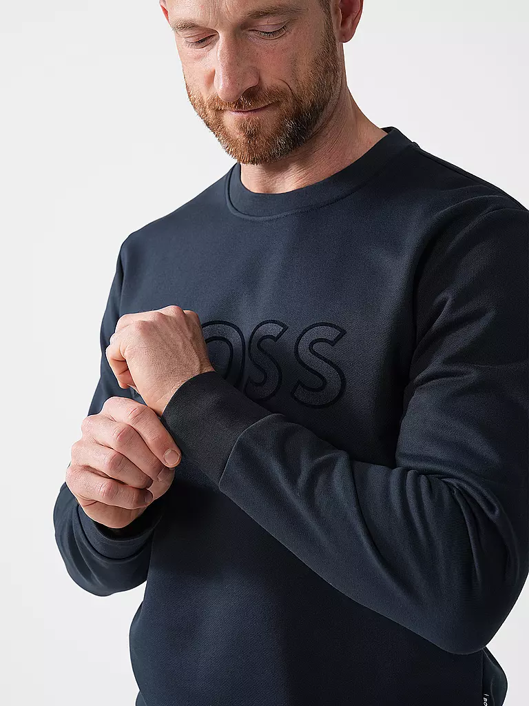 BOSS | Sweater SOLERI | dunkelblau