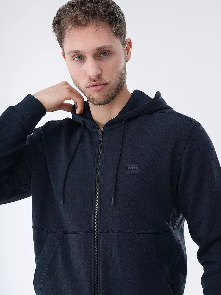 BOSS | Sweatjacke ZETALKY | blau