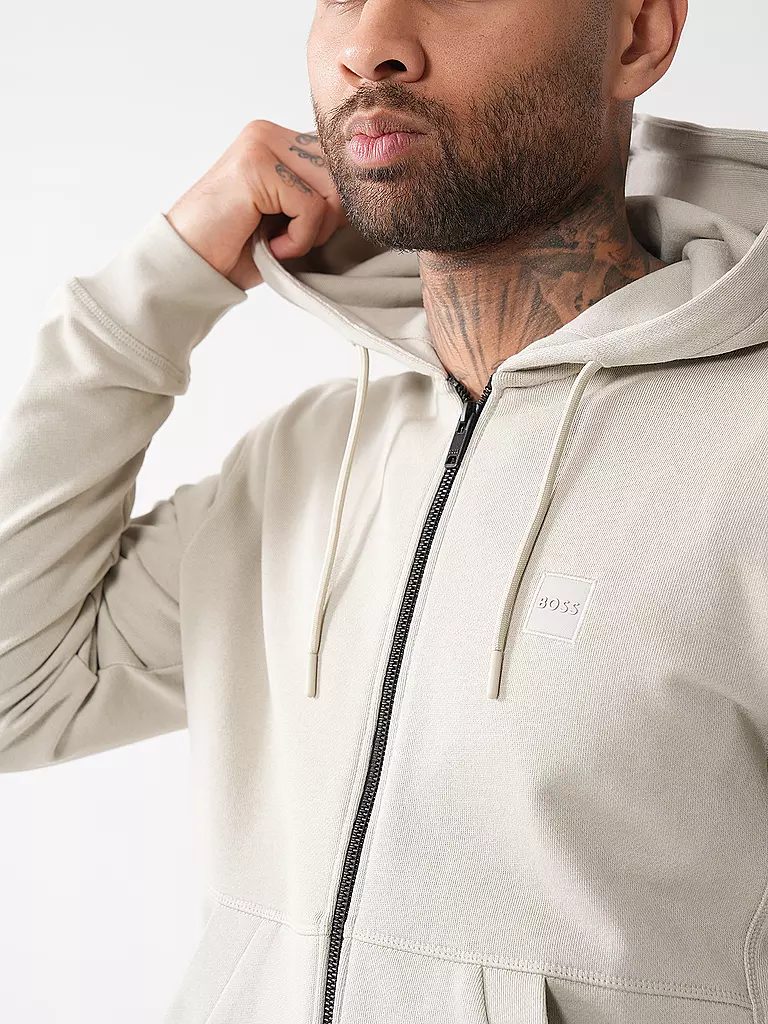 BOSS | Sweatjacke ZETALKY | beige