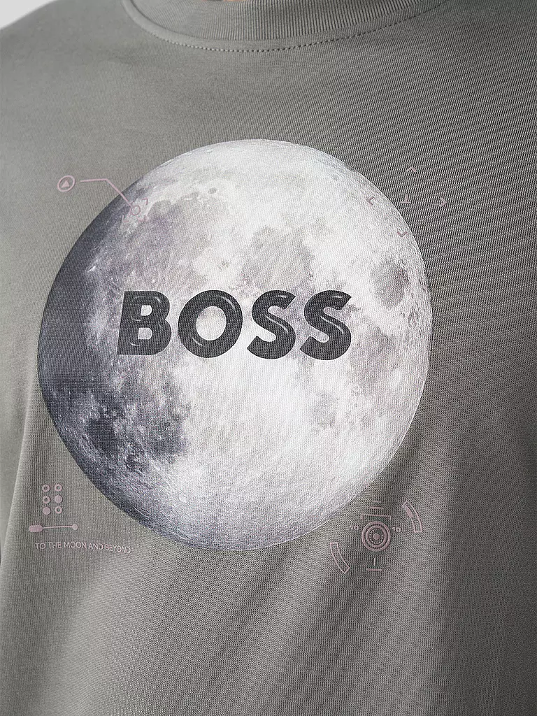 BOSS | T-Shirt TE_MOON | weiss