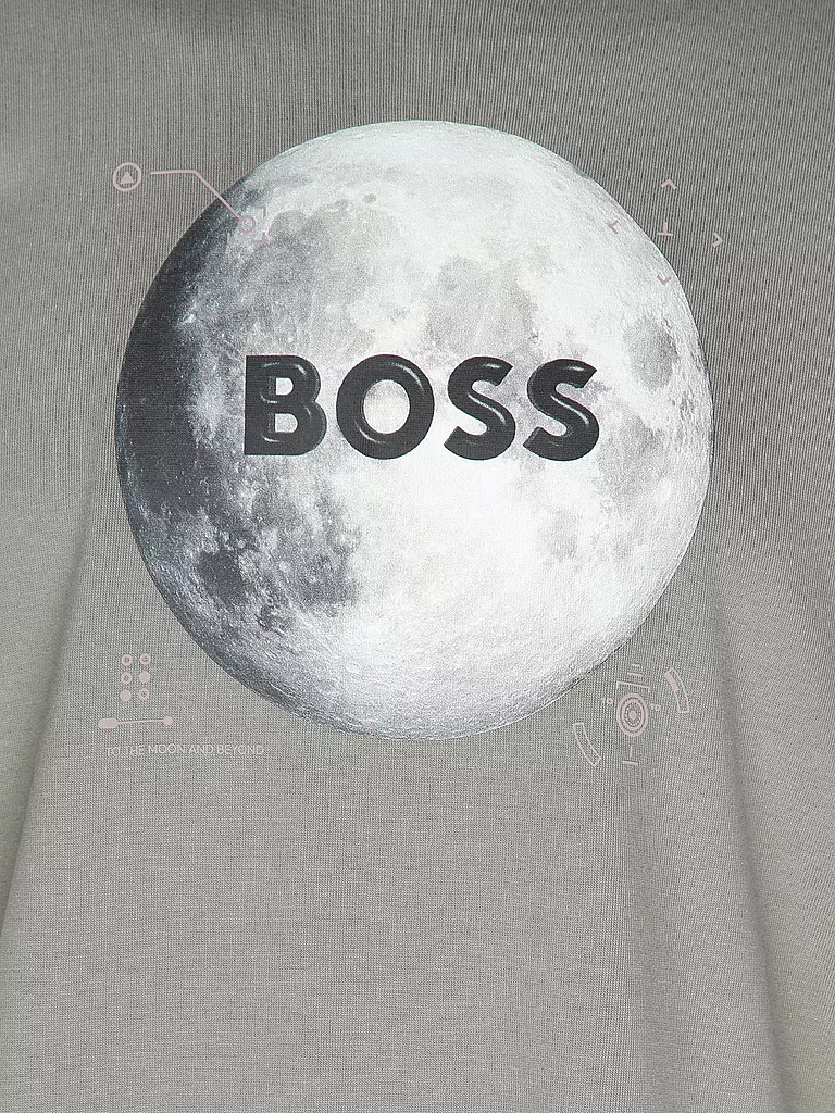 BOSS | T-Shirt TE_MOON  | grau