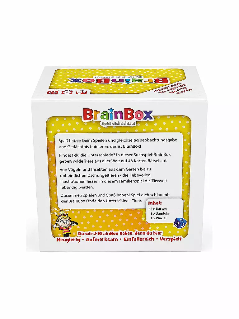 BRAINBOX | BB - Finde den Unterschied Tiere (D) | keine Farbe