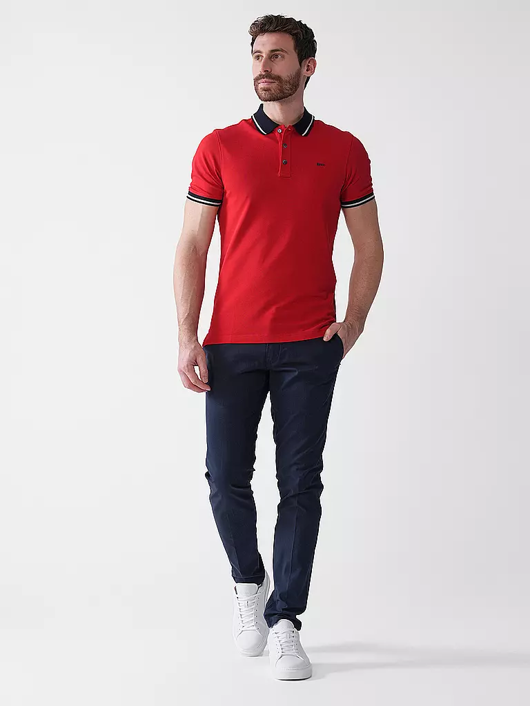 BRAX | Poloshirt Regular Fit PAUL | rot