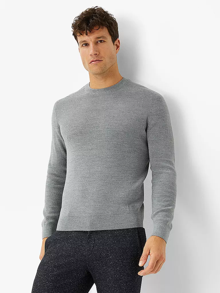 BRAX | Pullover ROY | grau