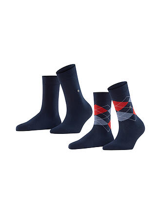 BURLINGTON | Damen Socken EVERYDAY 2-er Pkg 36-41 marine