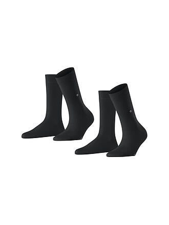 BURLINGTON | Damen Socken EVERYDAY 2-er Pkg. 36-41 black