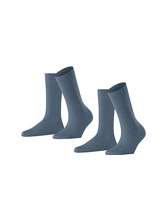 BURLINGTON | Damen Socken EVERYDAY 2-er Pkg. 36-41 light denim