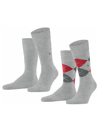 BURLINGTON | Herren Socken EVERYDAY 2-er Pkg. 40-46 lt.  heather