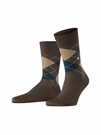 BURLINGTON | Herren Socken MANCHESTER 40-46 chocolate