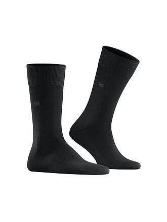 BURLINGTON | Herren Socken LEEDS black