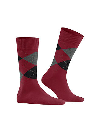 BURLINGTON | Herren Socken EDINBURGH 40-46 cranberry