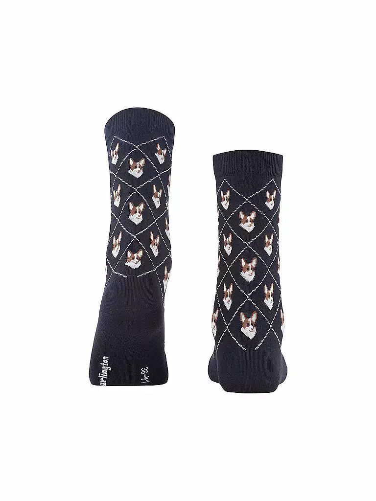 BURLINGTON | Damen Socken CORGI 36-41 black | hellgrün