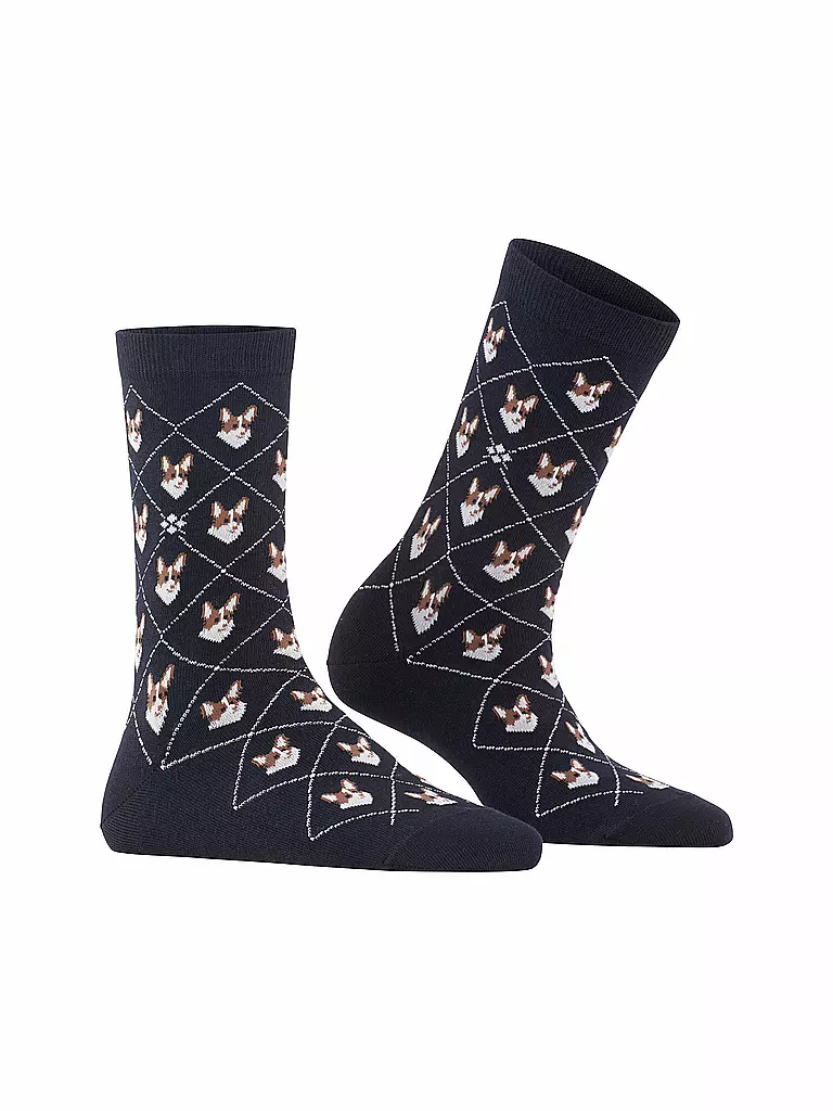 BURLINGTON | Damen Socken CORGI 36-41 black | hellgrün