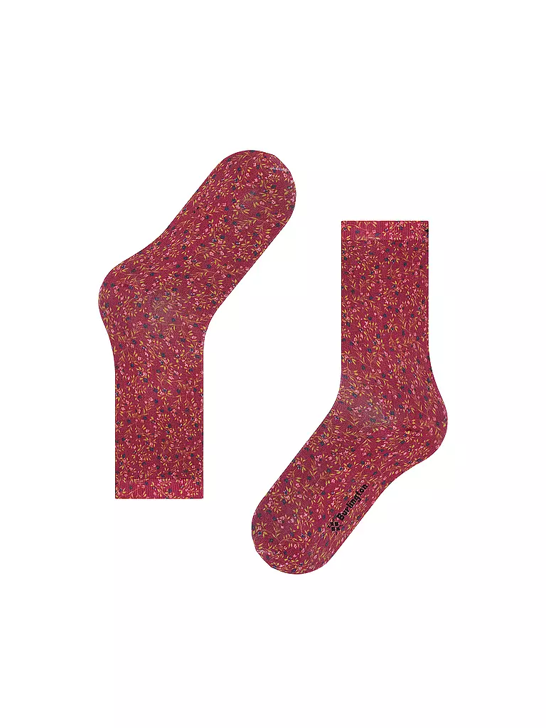 BURLINGTON | Damen Socken DITSY FLORAL PRINT 36-41 wine | rot