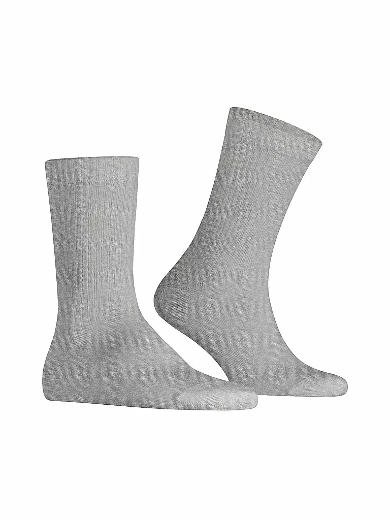 BURLINGTON | Damen Socken FLEET STREET 36-41 lt.heather | hellgrau