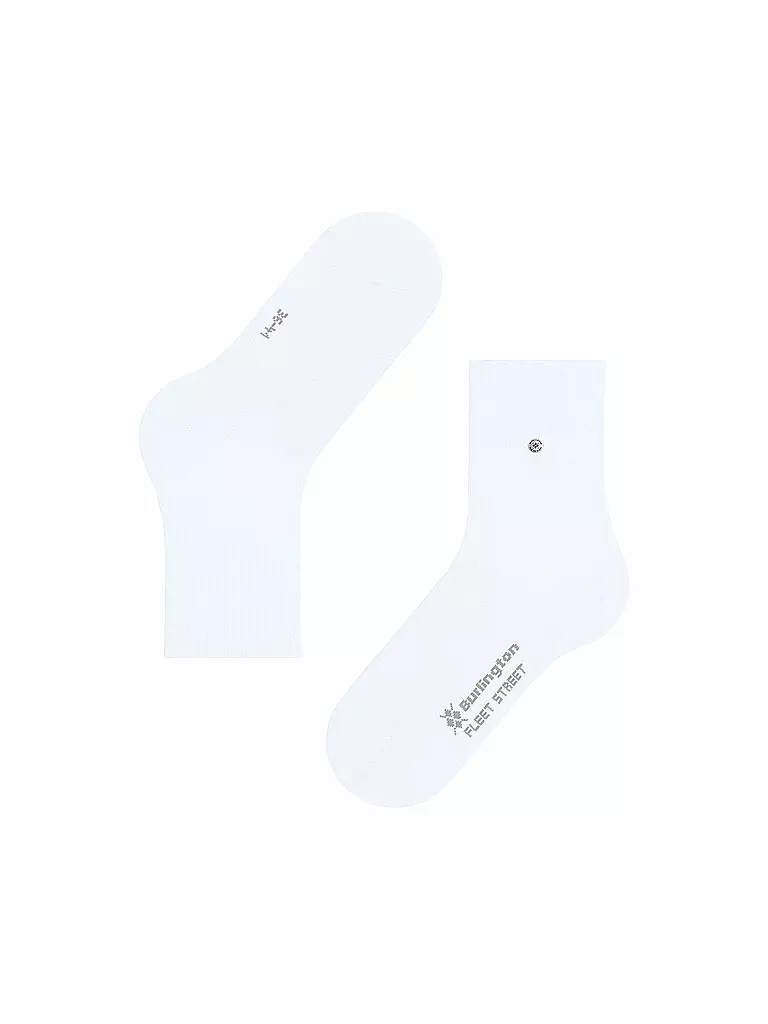 BURLINGTON | Damen Socken FLEET STREET 36-41 white | hellgrau