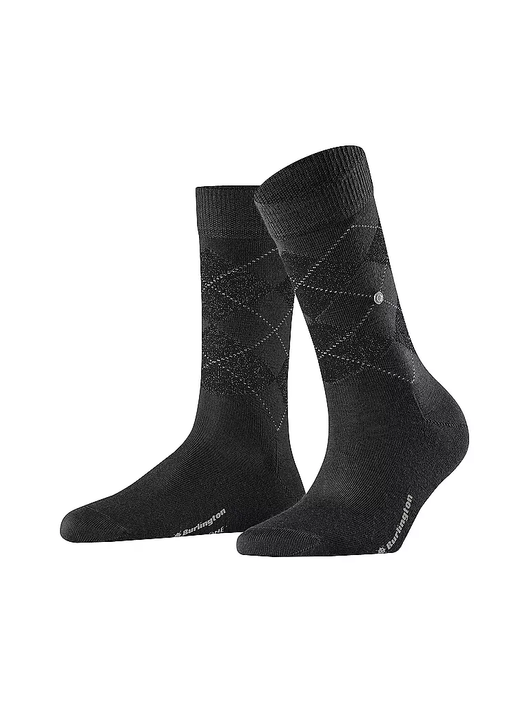 BURLINGTON | Damen Socken LUREX MARYLEBONE 36-41 black | schwarz