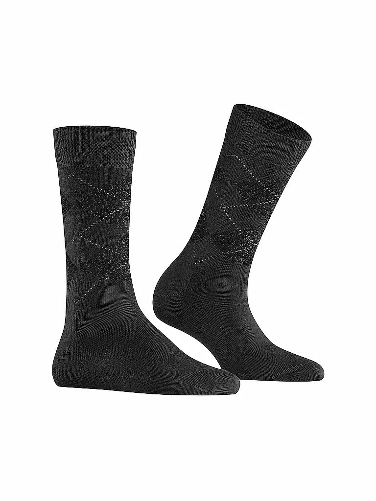 BURLINGTON | Damen Socken LUREX MARYLEBONE 36-41 black | schwarz