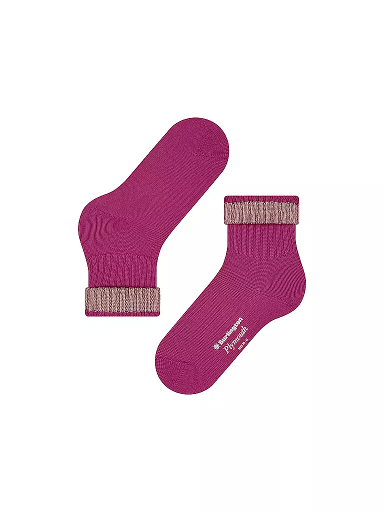 BURLINGTON | Damen Socken PLYMOUTH 36-41 berry | rosa