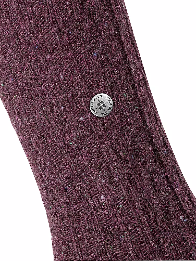 BURLINGTON | Damen Socken TWEED TALES 36-41carbon merlot | dunkelrot