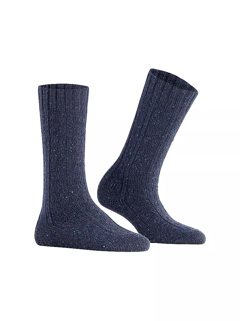 BURLINGTON | Damen Socken TWEED TALES 36-41marine | dunkelrot