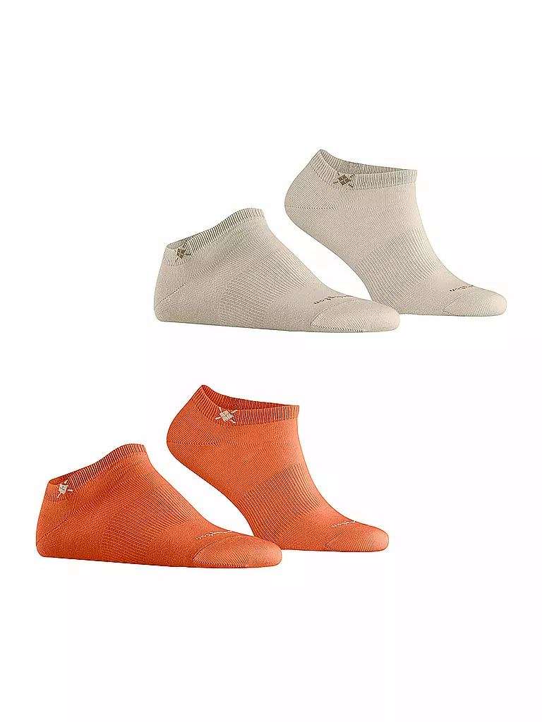 BURLINGTON | Herren Sneaker Socken EVERYDAY 2-er Pkg. 40-46 pumpkin | orange