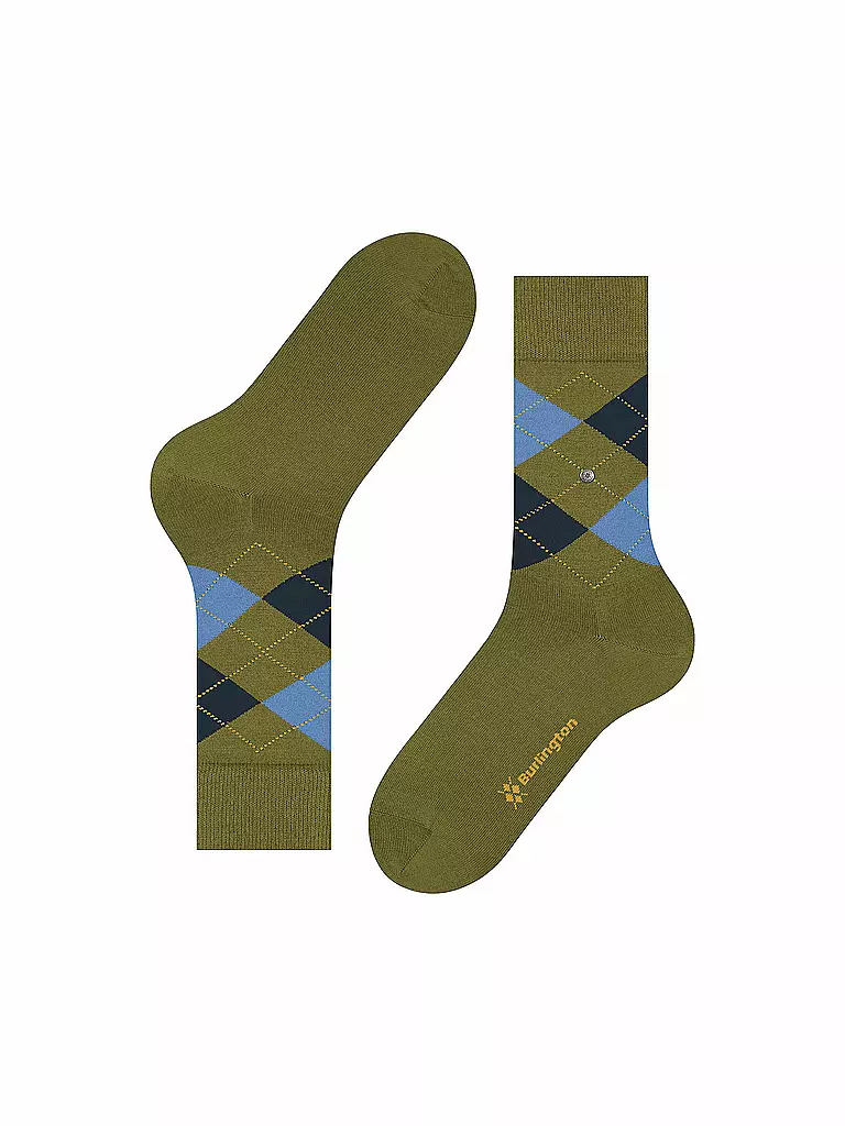 BURLINGTON | Herren Socken EDINBURGH 40-46 cactus | olive