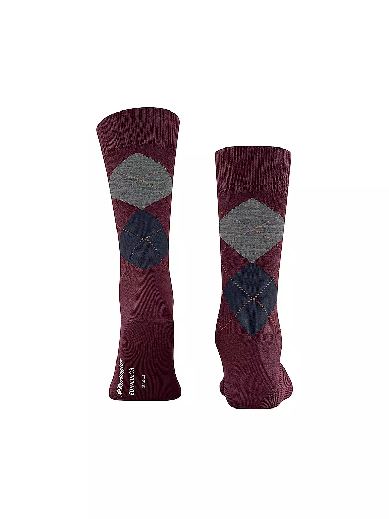 BURLINGTON | Herren Socken EDINBURGH 40-46 claret | dunkelblau