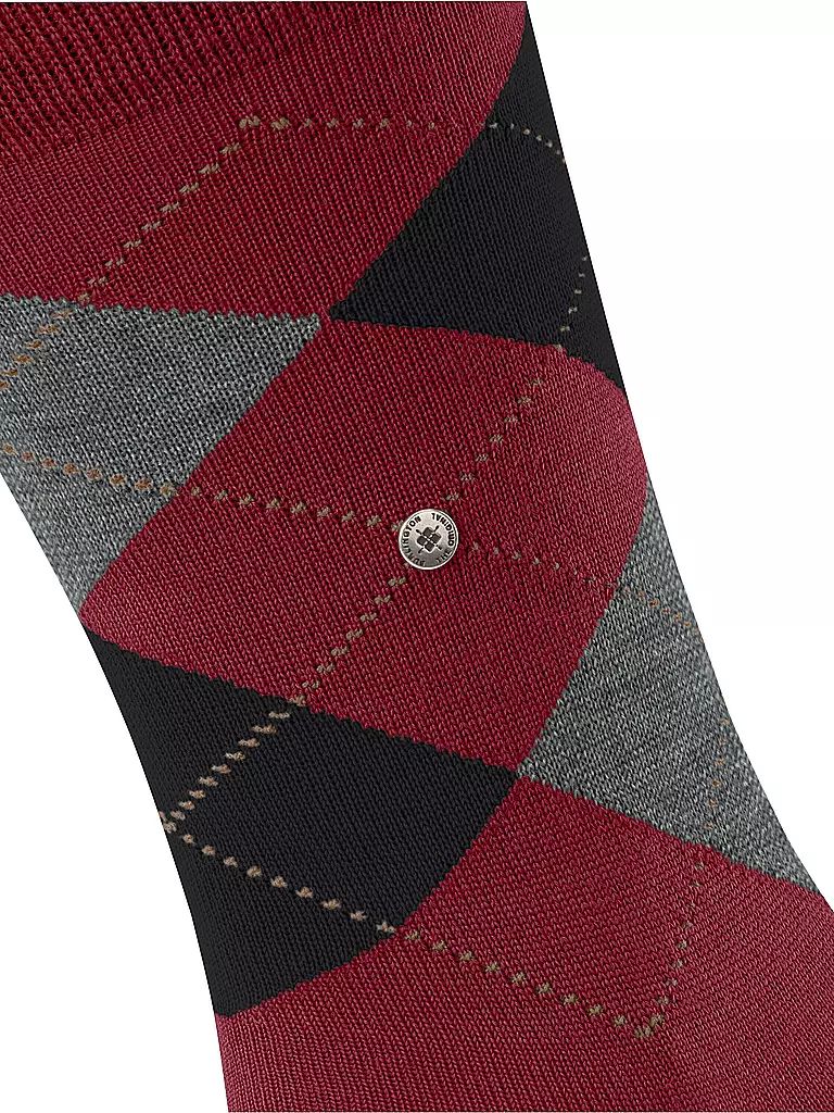 BURLINGTON | Herren Socken EDINBURGH 40-46 cranberry | dunkelrot