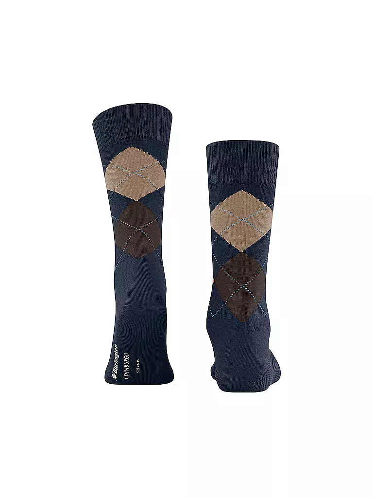 BURLINGTON | Herren Socken EDINBURGH 40-46 marine | dunkelrot