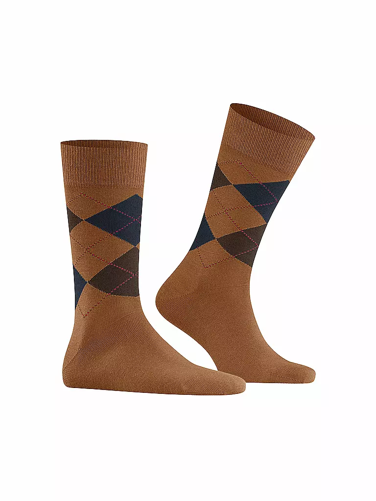 BURLINGTON | Herren Socken EDINBURGH 40-46 sierra | hellbraun