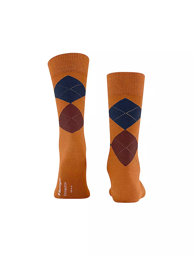 BURLINGTON | Herren Socken EDINBURGH blush | orange