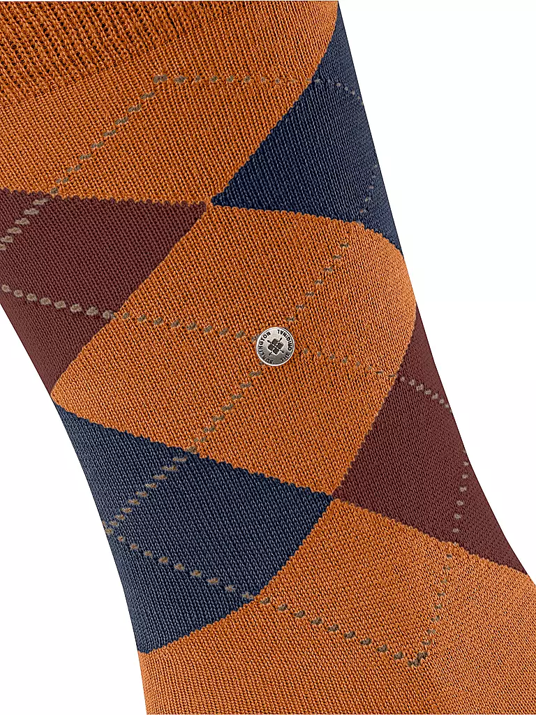 BURLINGTON | Herren Socken EDINBURGH blush | orange