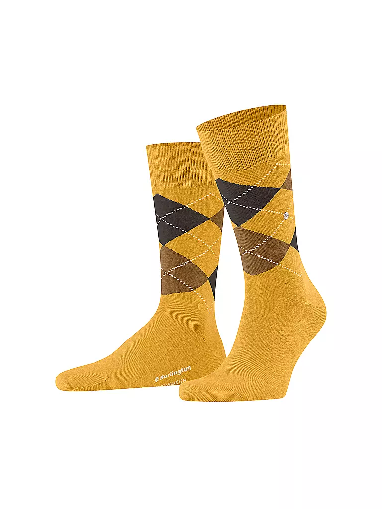 BURLINGTON | Herren Socken EDINBURGH solar | dunkelrot