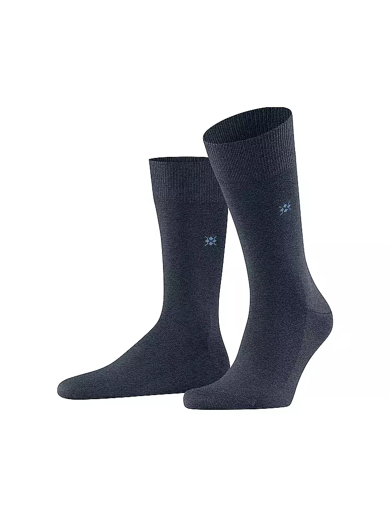 BURLINGTON | Herren Socken LEEDS 40-46 dark blue mel | grün