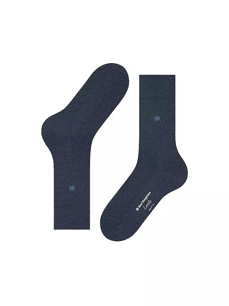 BURLINGTON | Herren Socken LEEDS 40-46 dark blue mel | grün