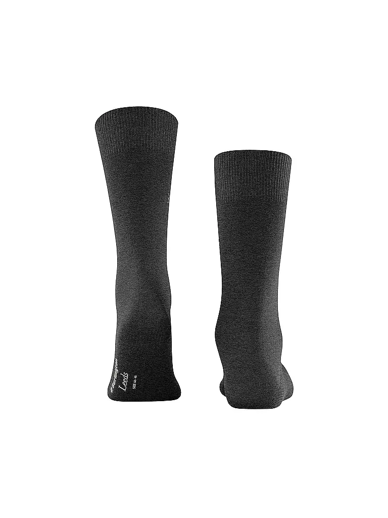 BURLINGTON | Herren Socken LEEDS asphalt mel | grün