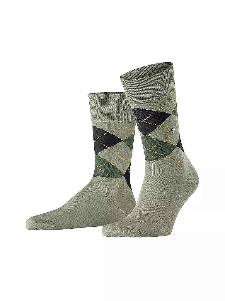 BURLINGTON | Herren Socken MANCHESTER leaf | hellgrün