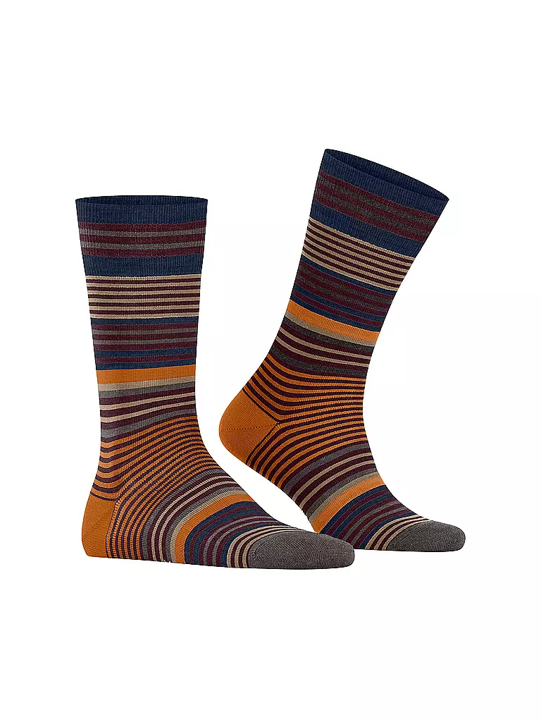 BURLINGTON | Herren Socken STRIPE 40-46 henna | blau