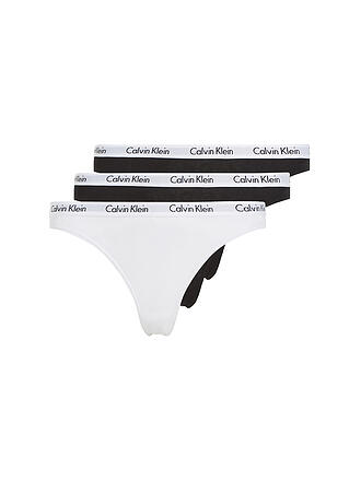 CALVIN KLEIN | Slip 3er Pkg black / white