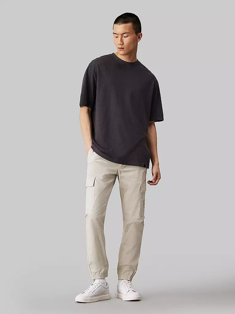 CALVIN KLEIN JEANS | Cargohose Skinny Fit | creme