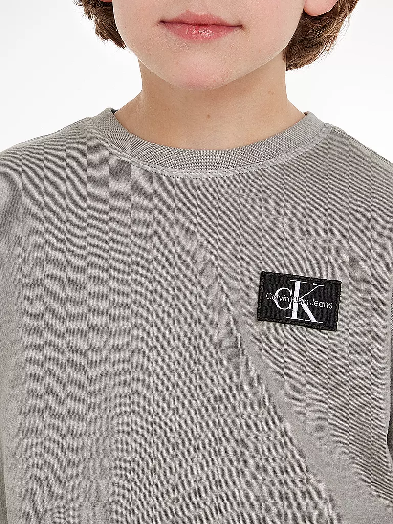 CALVIN KLEIN JEANS | Jungen Langarmshirt | schwarz