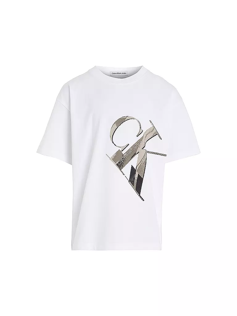 CALVIN KLEIN JEANS | Jungen T-Shirt  | weiss